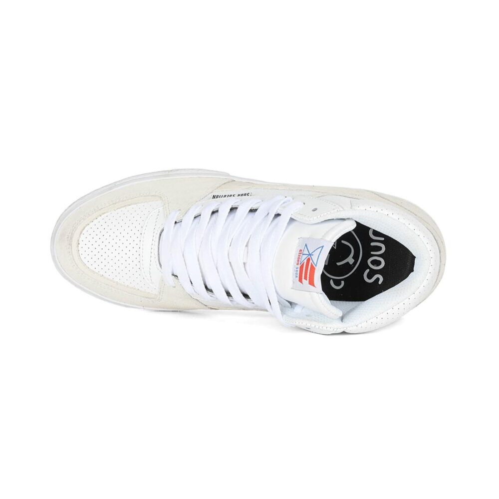 Etnies x Sour Screw Vulc Mid Skate Shoes - White