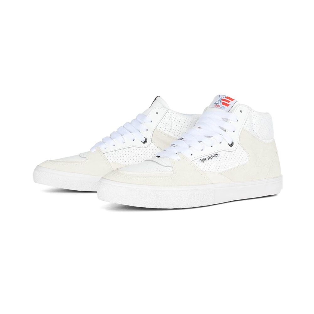 Etnies x Sour Screw Vulc Mid Skate Shoes - White