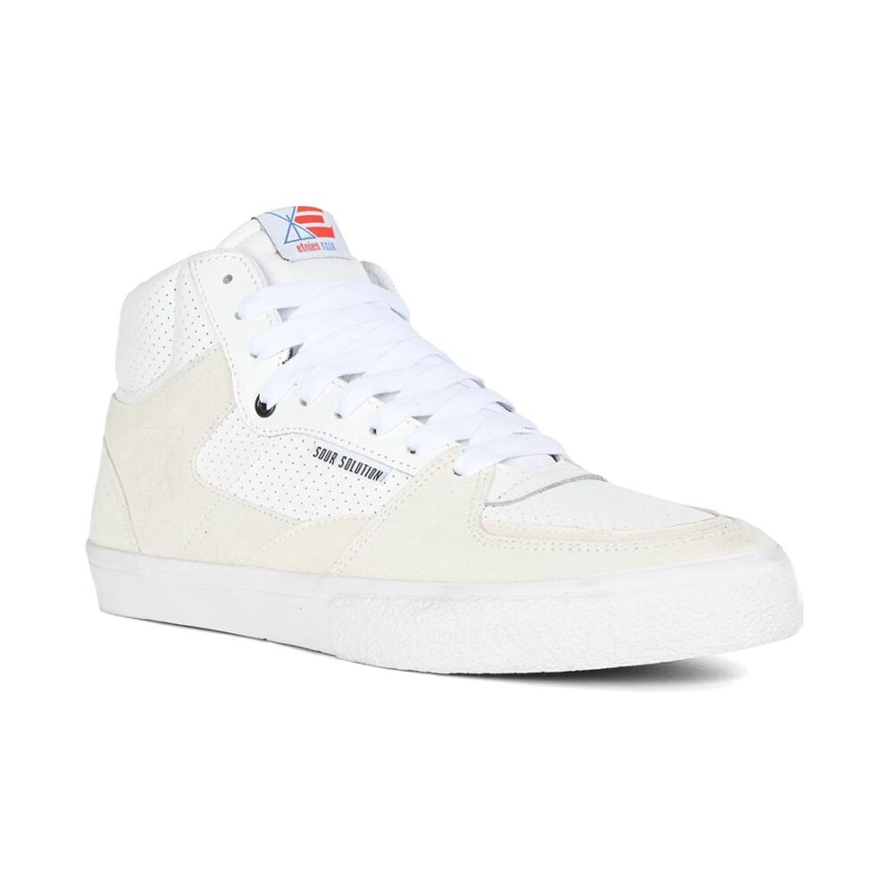 Etnies x Sour Screw Vulc Mid Skate Shoes - White
