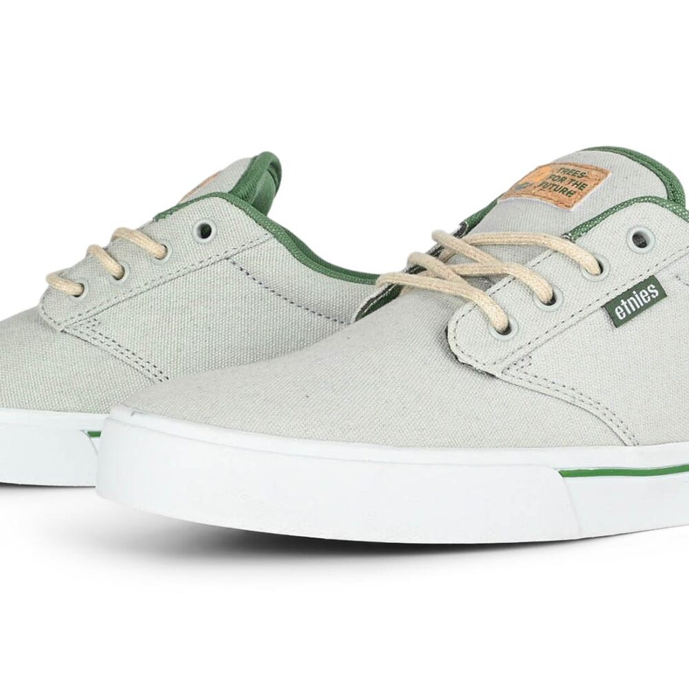 Etnies x TFTF Jameson 2 Eco Skate Shoes - Grey/White/Green