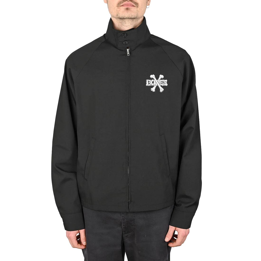 Powell Peralta Cross Bones Jacket - Black - Supereight Powell Peralta Cross Bones Jacket - Black - Supereight