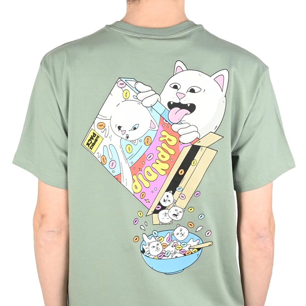 RIPNDIP Nerm-O's S/S T-Shirt - Dusty Sage