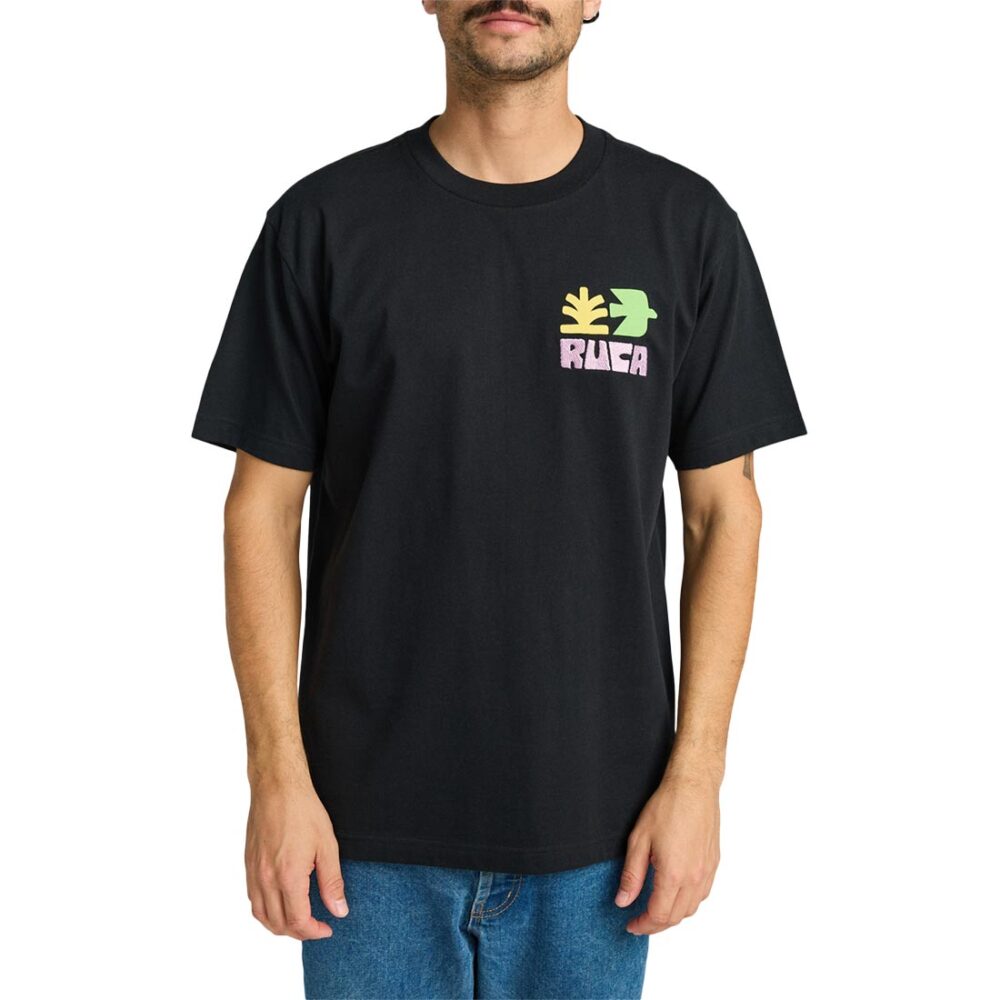 RVCA Mosaic Short-Sleeved T-Shirt - Black