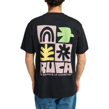 RVCA Mosaic Short-Sleeved T-Shirt - Black