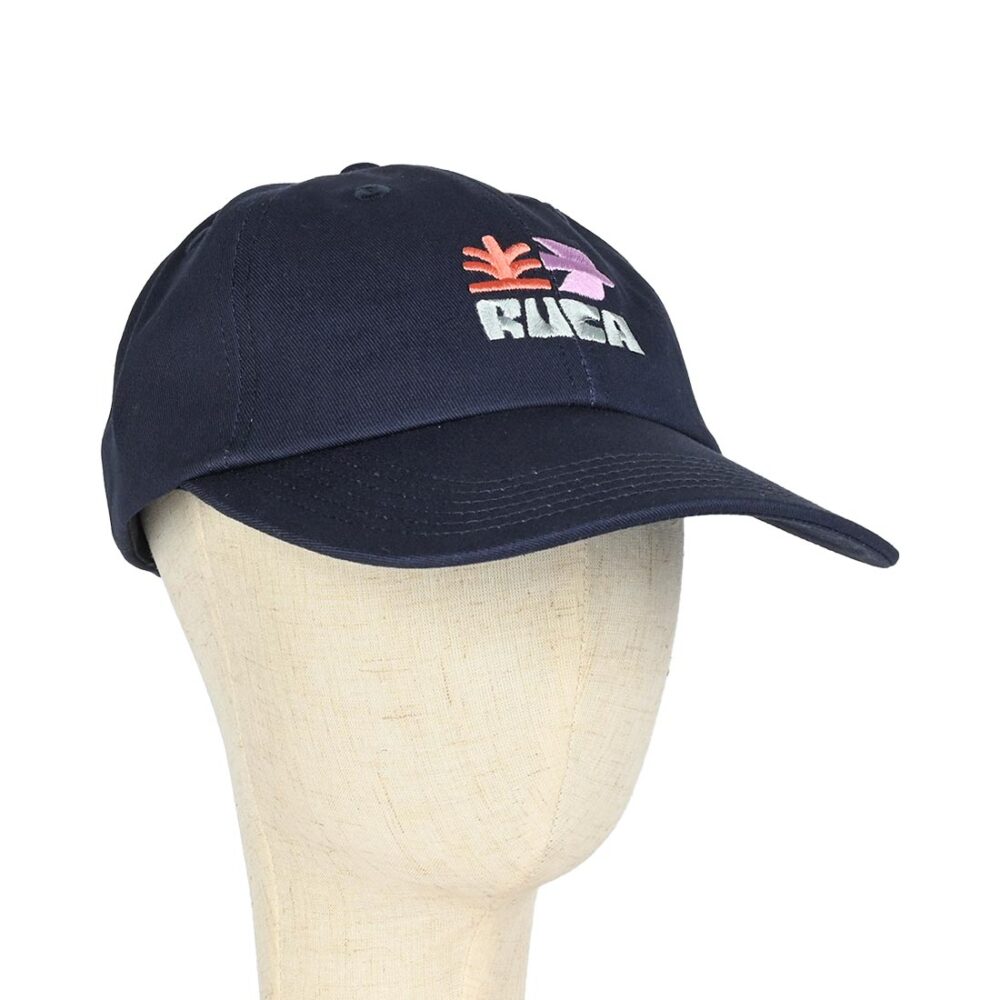 RVCA Mosaic Strapback Cap - Dark Denim
