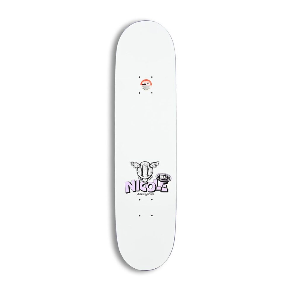 Real x D*Face Nicole Hause 8.06" Skateboard Deck
