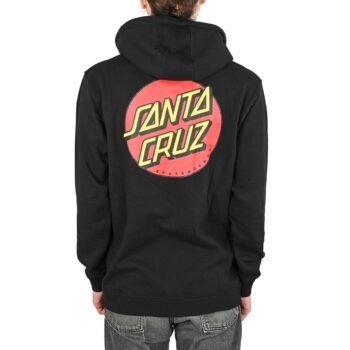 Santa Cruz Classic Dot Chest Pullover Hoodie - Black