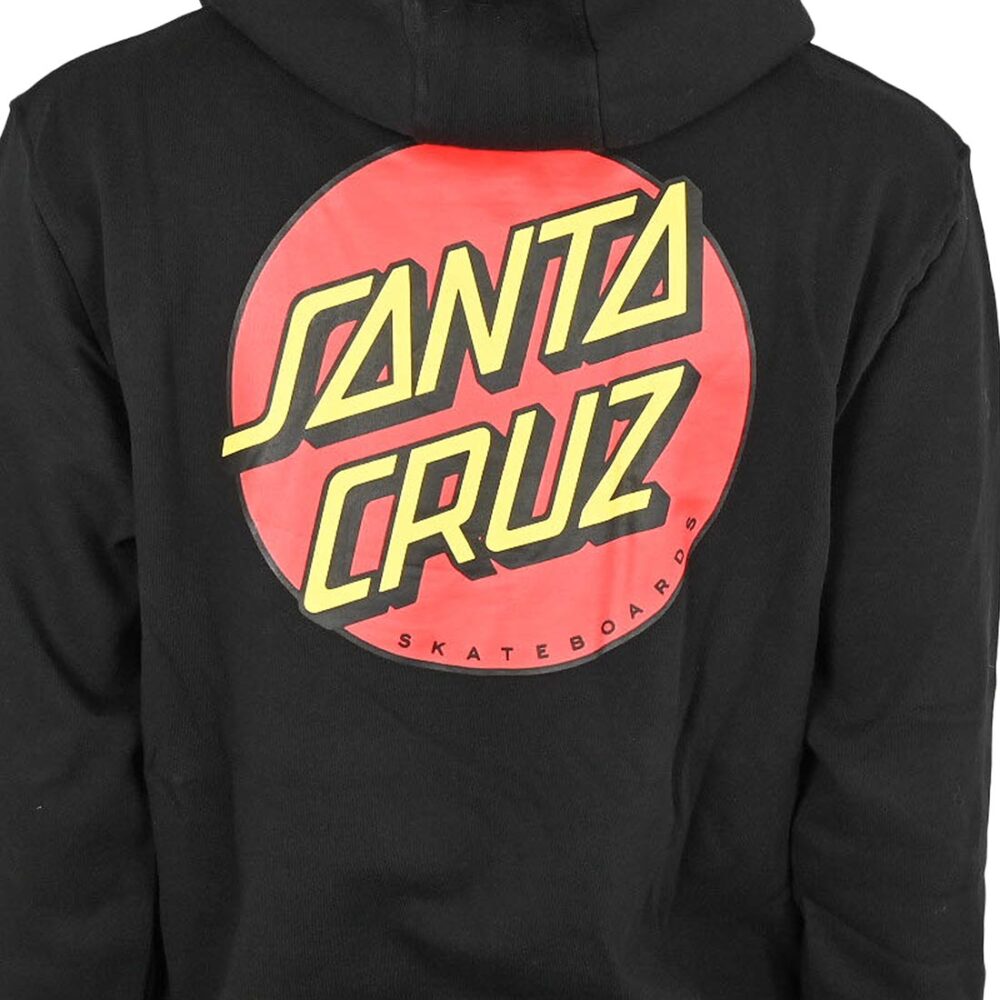 Santa Cruz Classic Dot Chest Pullover Hoodie - Black