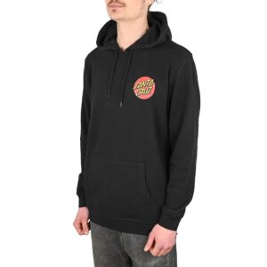Santa Cruz Classic Dot Chest Pullover Hoodie - Black