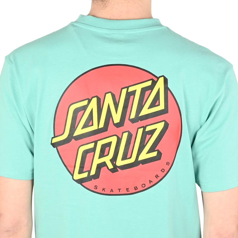 Santa Cruz Classic Dot Chest S/S T-Shirt - Pool Blue