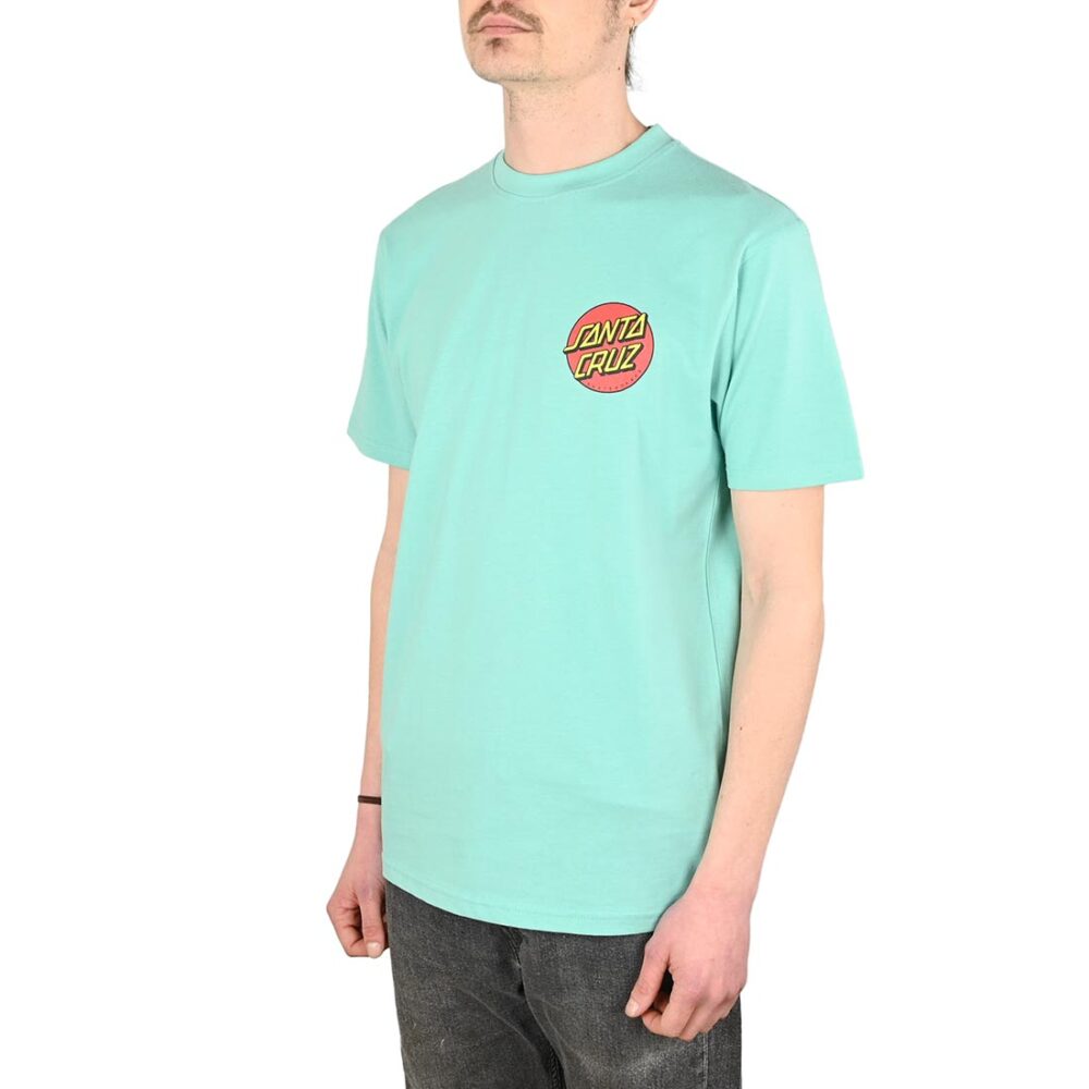 Santa Cruz Classic Dot Chest S/S T-Shirt - Pool Blue