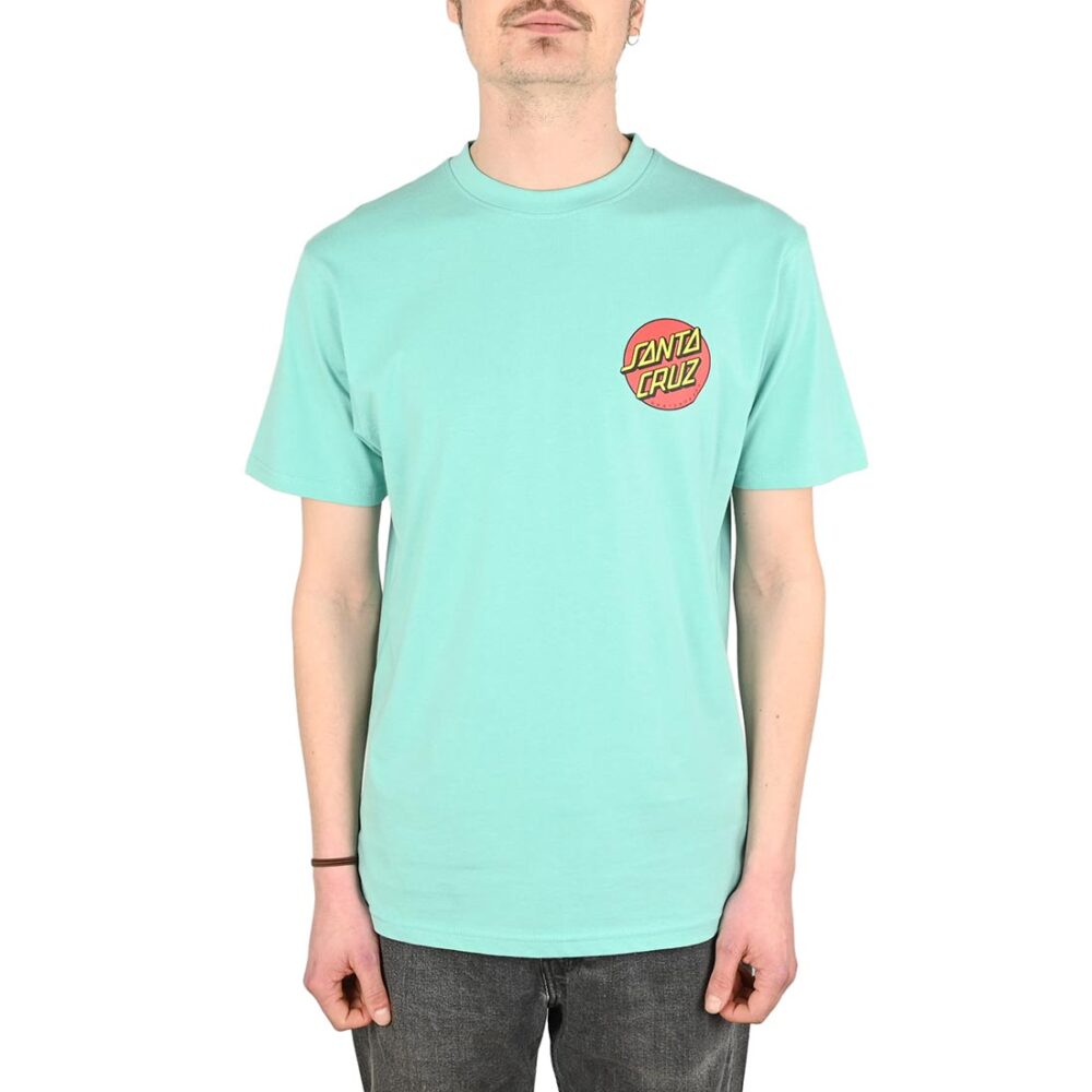 Santa Cruz Classic Dot Chest S/S T-Shirt - Pool Blue