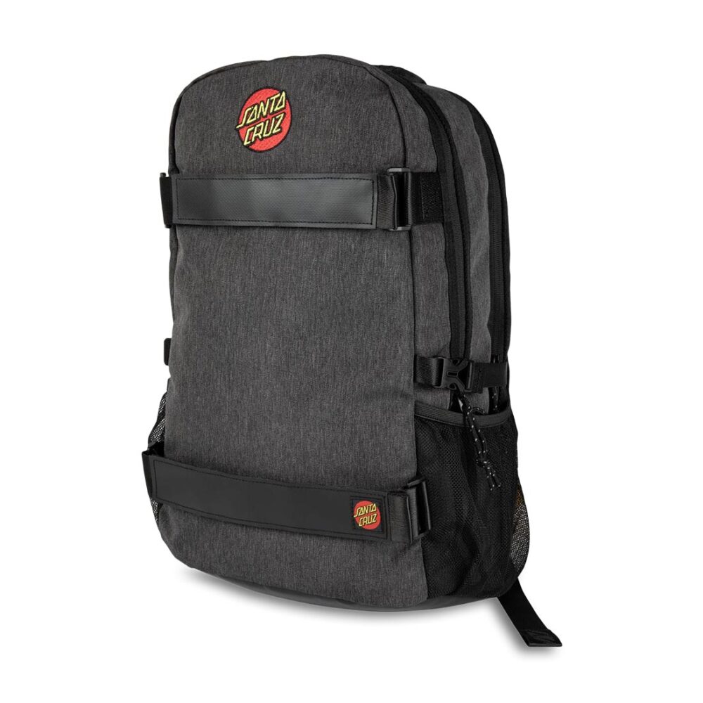 Santa Cruz Classic Dot EMB Skatepack Backpack - Black