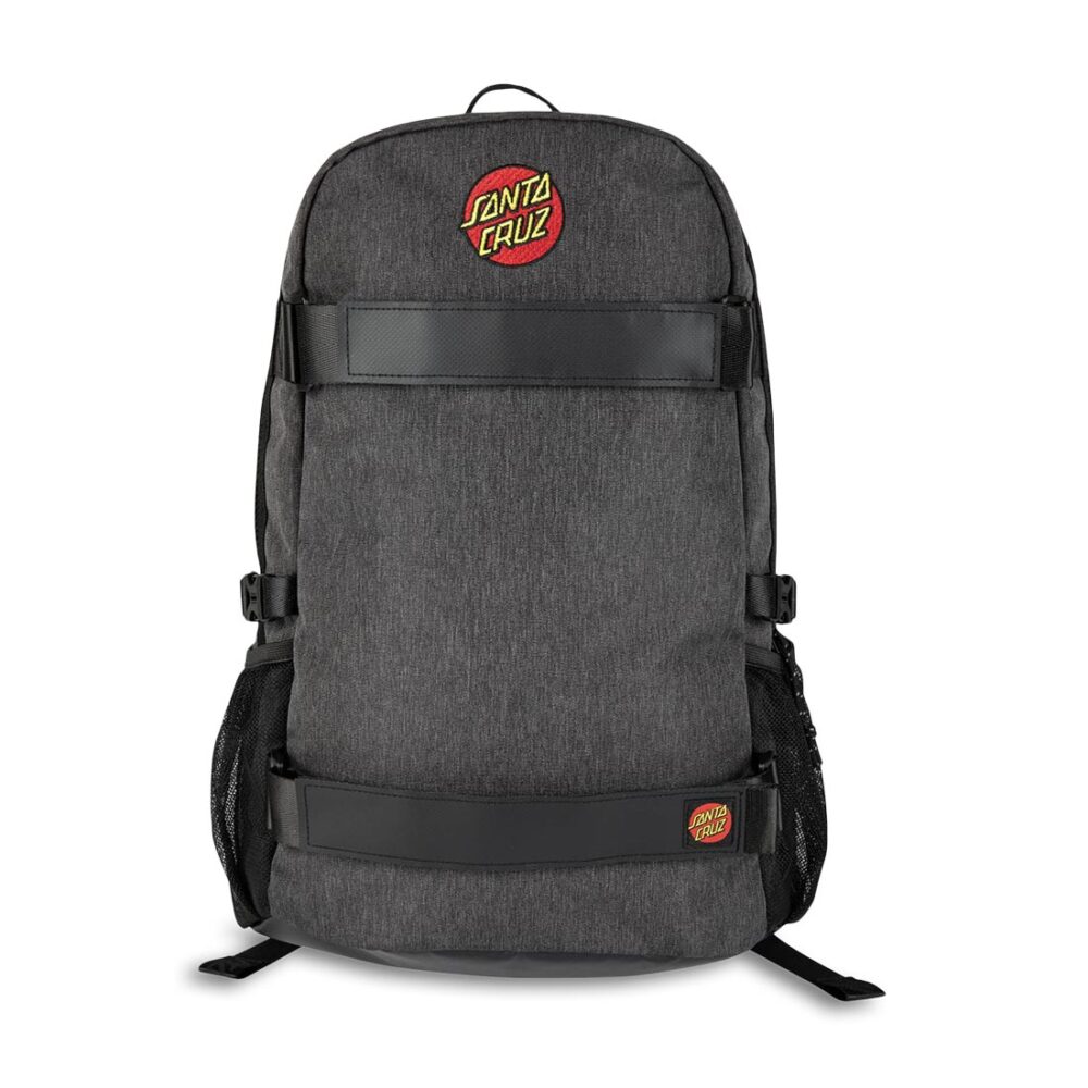 Santa Cruz Classic Dot EMB Skatepack Backpack - Black