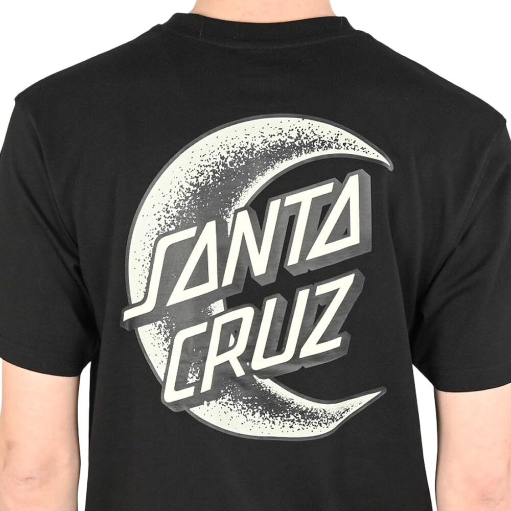 Santa Cruz Crescent Moon Chest S/S T-Shirt - Black