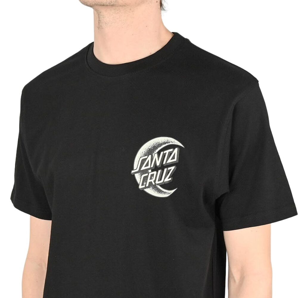 Santa Cruz Crescent Moon Chest S/S T-Shirt - Black