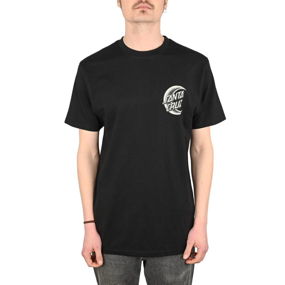 Santa Cruz Crescent Moon Chest S/S T-Shirt - Black