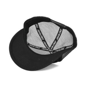Santa Cruz Flaming Dice Dot Mesh Back Cap - Black