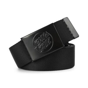 Santa Cruz Opus Dot Emboss Web Belt - Black
