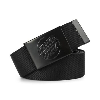 Santa Cruz Opus Dot Emboss Web Belt - Black