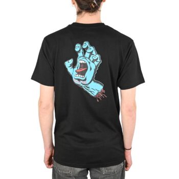 Santa Cruz Screaming Hand Chest S/S T-Shirt - Black (SP25)