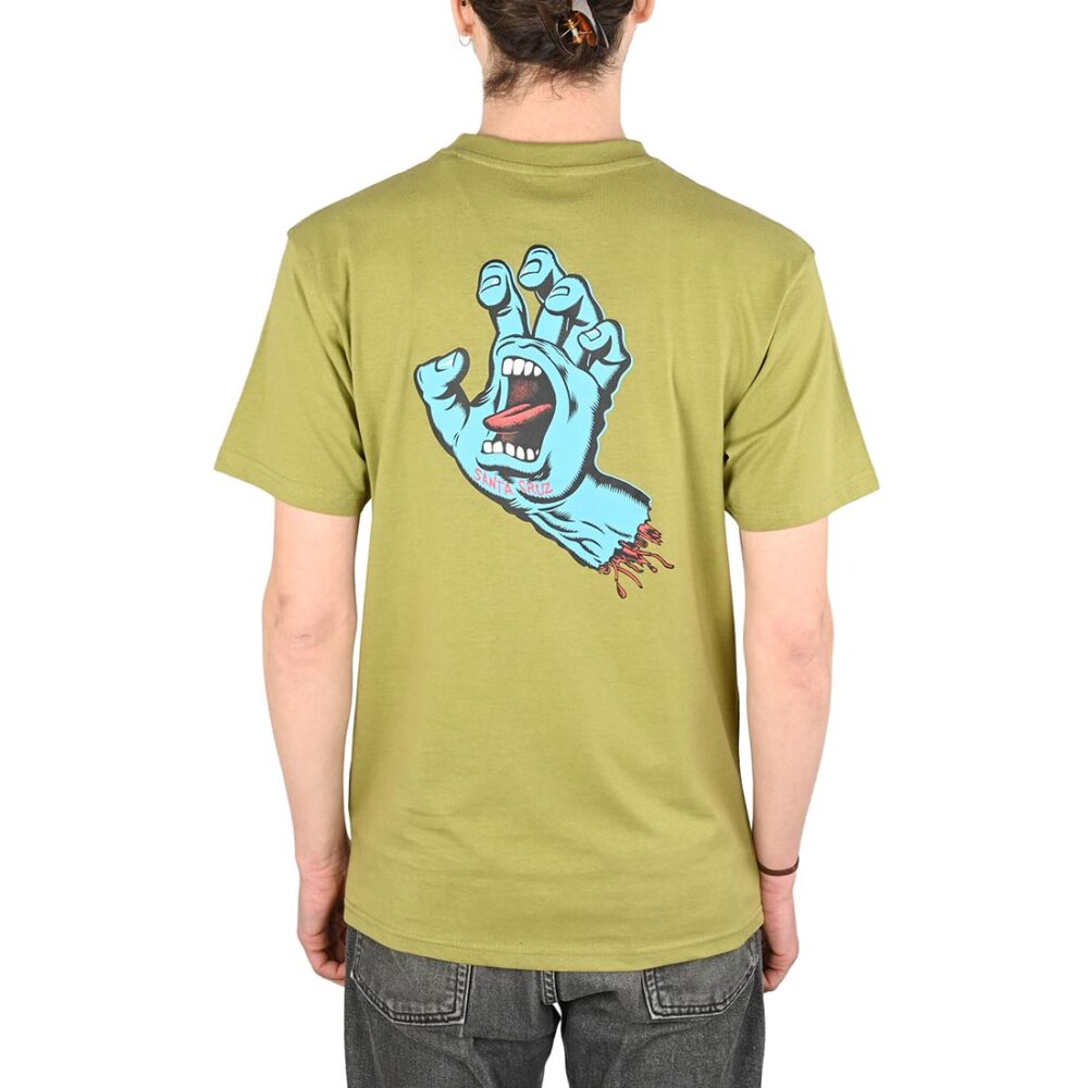 Santa Cruz Screaming Hand Chest S/S T-Shirt - Iguana
