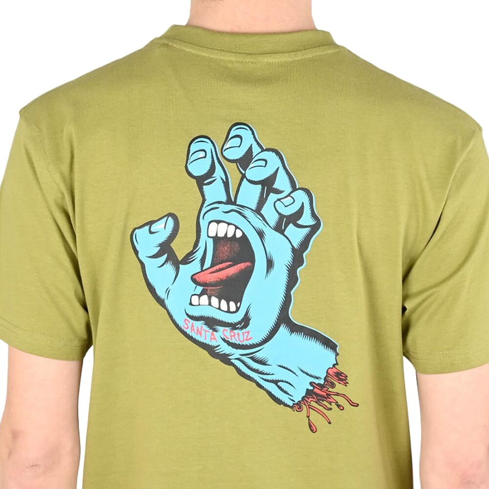Santa Cruz Screaming Hand Chest S/S T-Shirt - Iguana