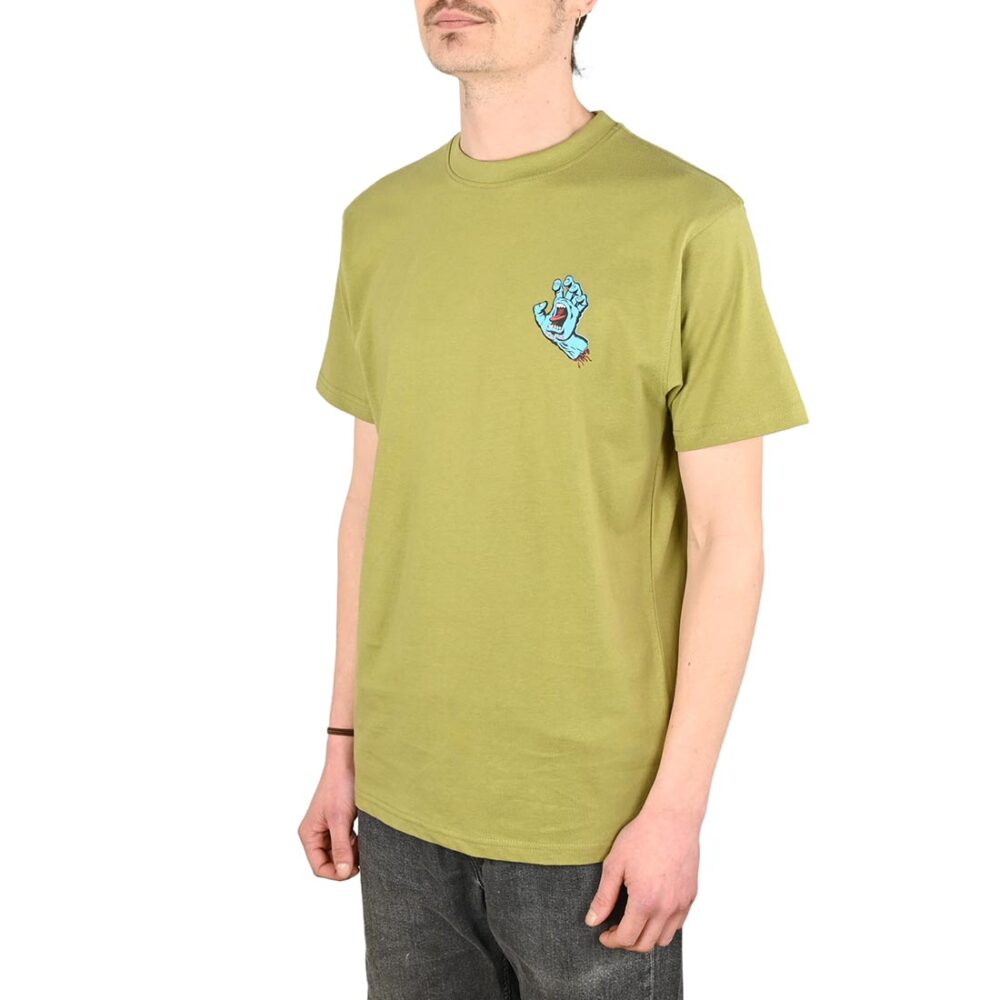 Santa Cruz Screaming Hand Chest S/S T-Shirt - Iguana