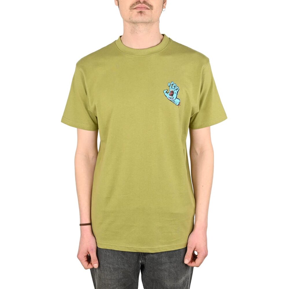 Santa Cruz Screaming Hand Chest S/S T-Shirt - Iguana