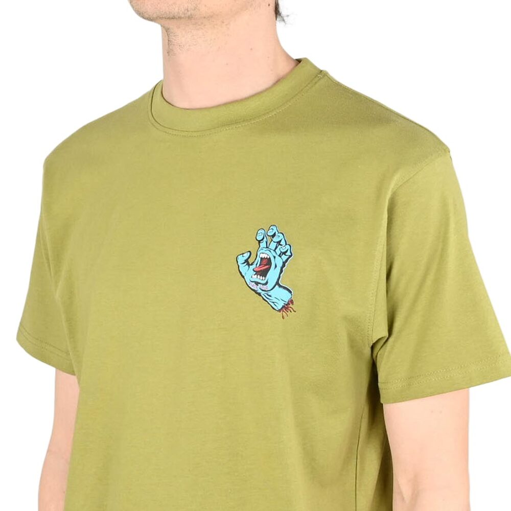Santa Cruz Screaming Hand Chest S/S T-Shirt - Iguana