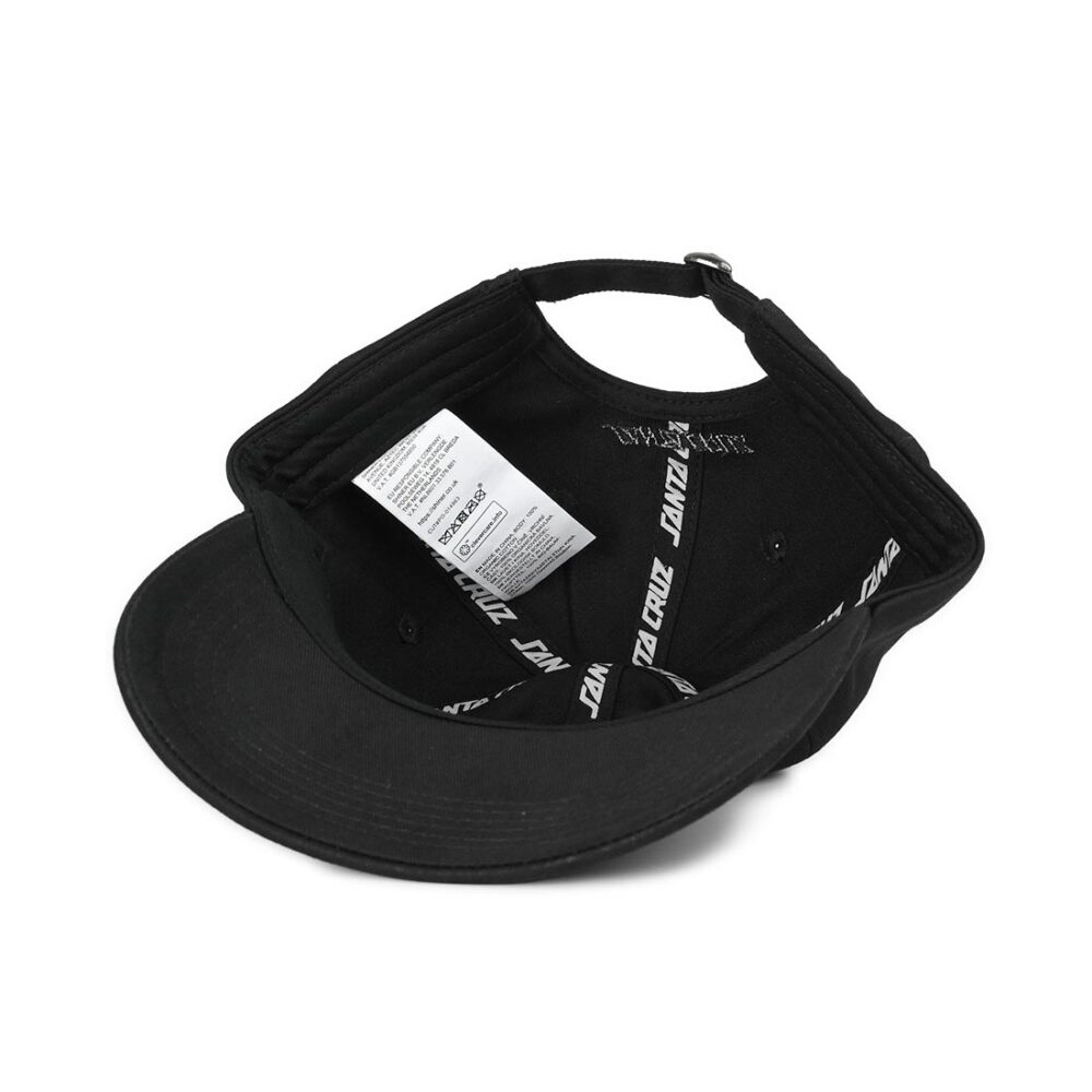 Santa Cruz Screaming Hand Mini Strapback Cap - Black