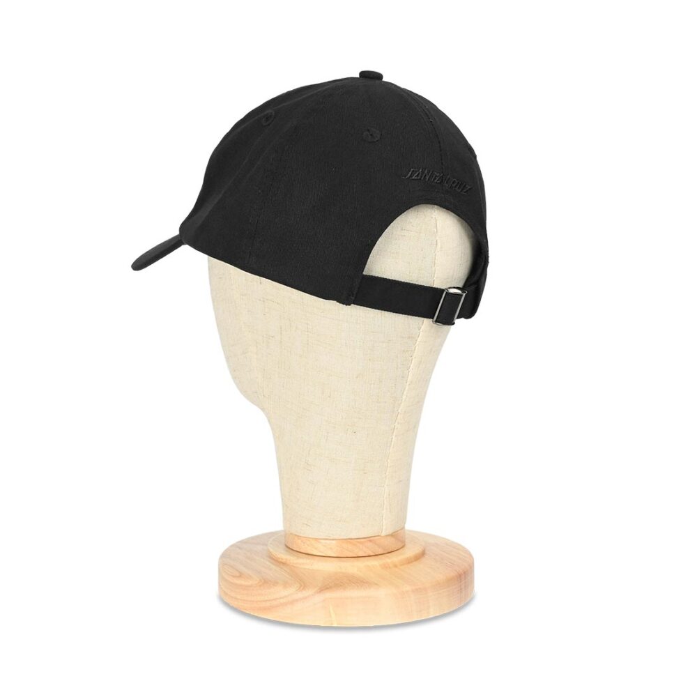 Santa Cruz Screaming Hand Mini Strapback Cap - Black