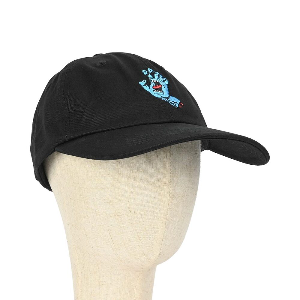 Santa Cruz Screaming Hand Mini Strapback Cap - Black