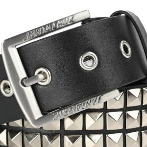 Santa Cruz Triple Set Studded Belt - Black/Silver - Supereight