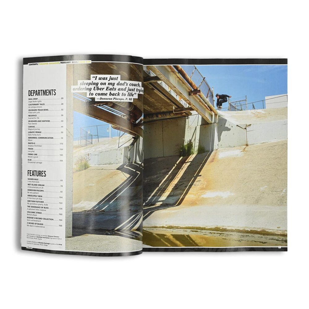 Thrasher Skateboard Magazine - February 2025