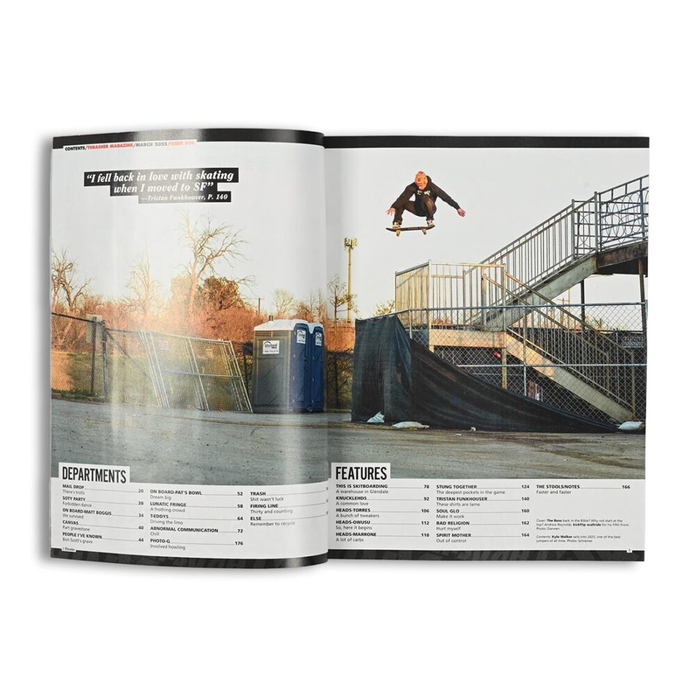 Thrasher Skateboard Magazine - March 2025