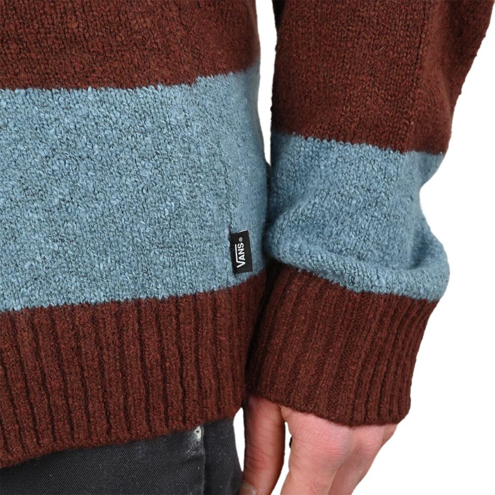 Vans Darby Stripe Knitted Jumper - Bitter Chocolate/Bstone