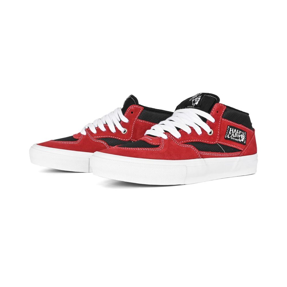 Vans Half Cab Skate Shoes - Sport Red/Black