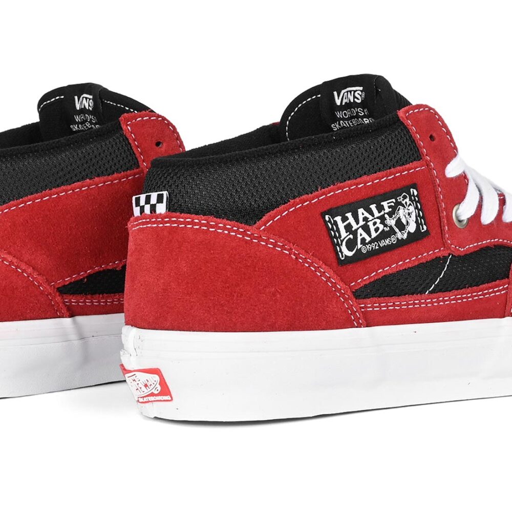 Vans Half Cab Skate Shoes - Sport Red/Black