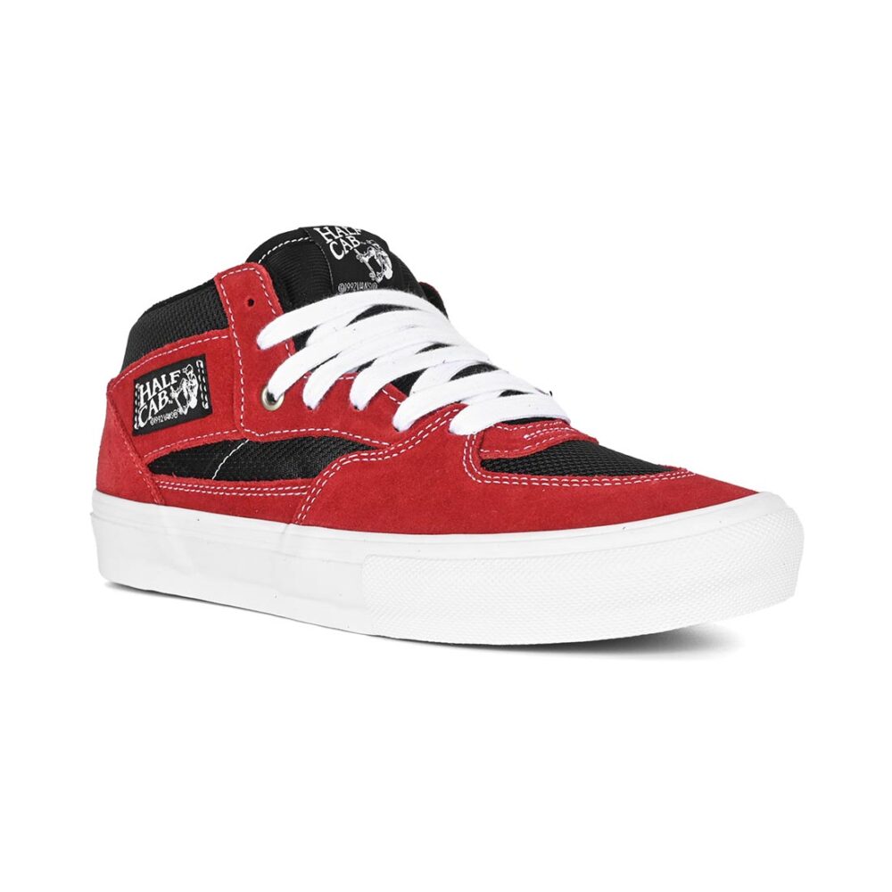 Vans Half Cab Skate Shoes - Sport Red/Black