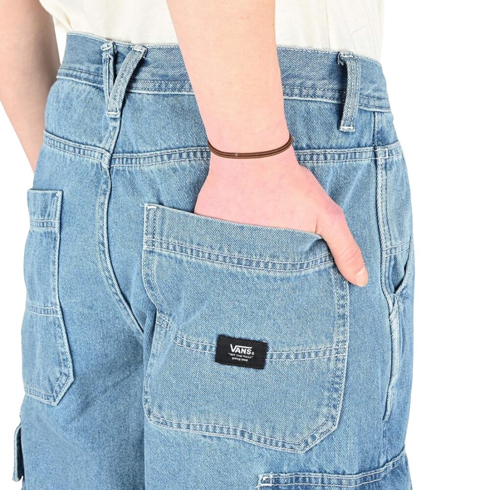Vans Service Cargo Loose Denim Jeans - Stonewash/Blue