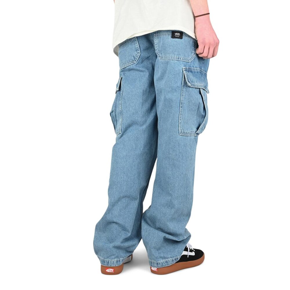 Vans Service Cargo Loose Denim Jeans - Stonewash/Blue
