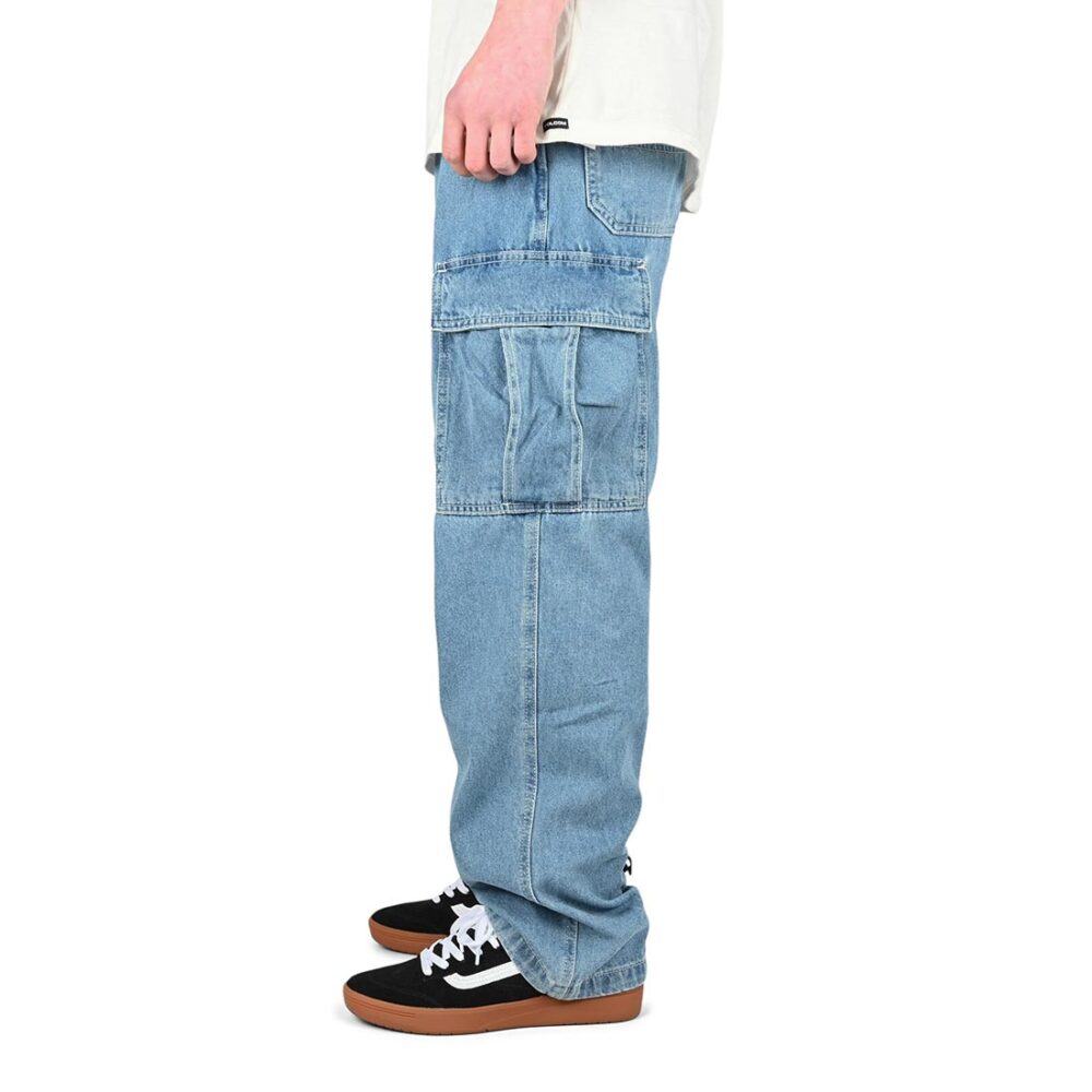 Vans Service Cargo Loose Denim Jeans - Stonewash/Blue
