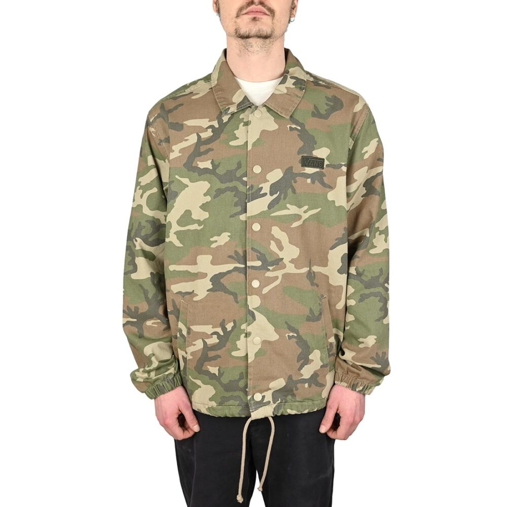 Vans Torrey Canvas Coach Jacket - Vintage Camo