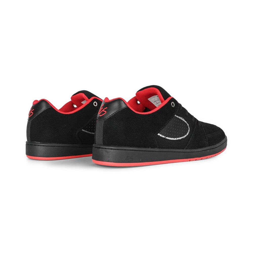 eS Accel Slim Skate Shoes - Black/Black/Silver