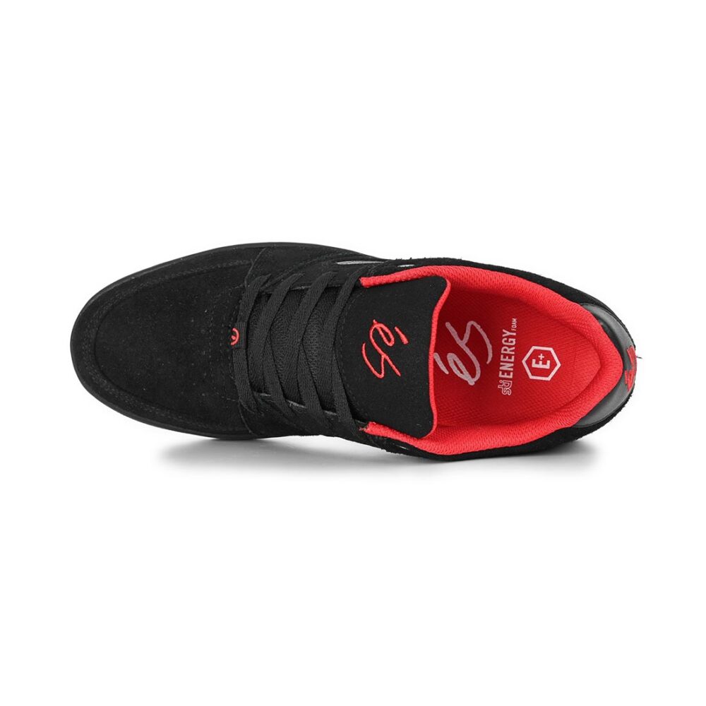 eS Accel Slim Skate Shoes - Black/Black/Silver