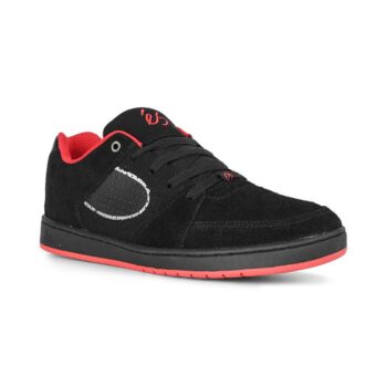 eS Accel Slim Skate Shoes - Black/Black/Silver