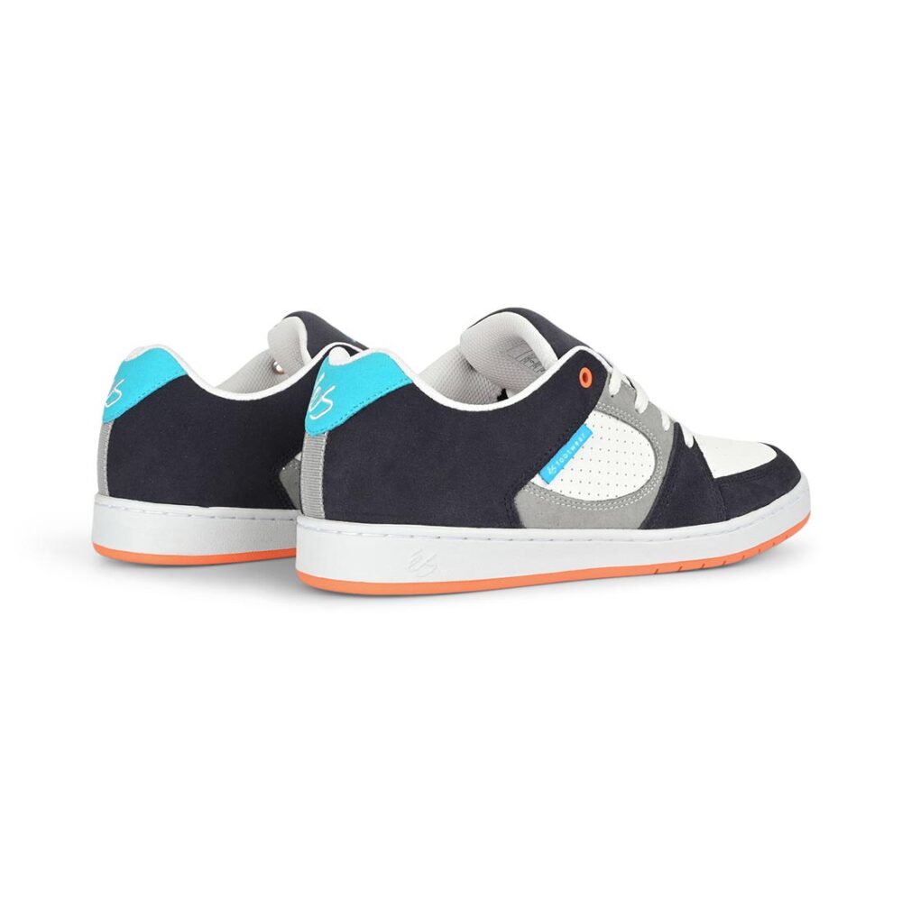 eS Accel Slim Skate Shoes - Navy/Grey/Orange