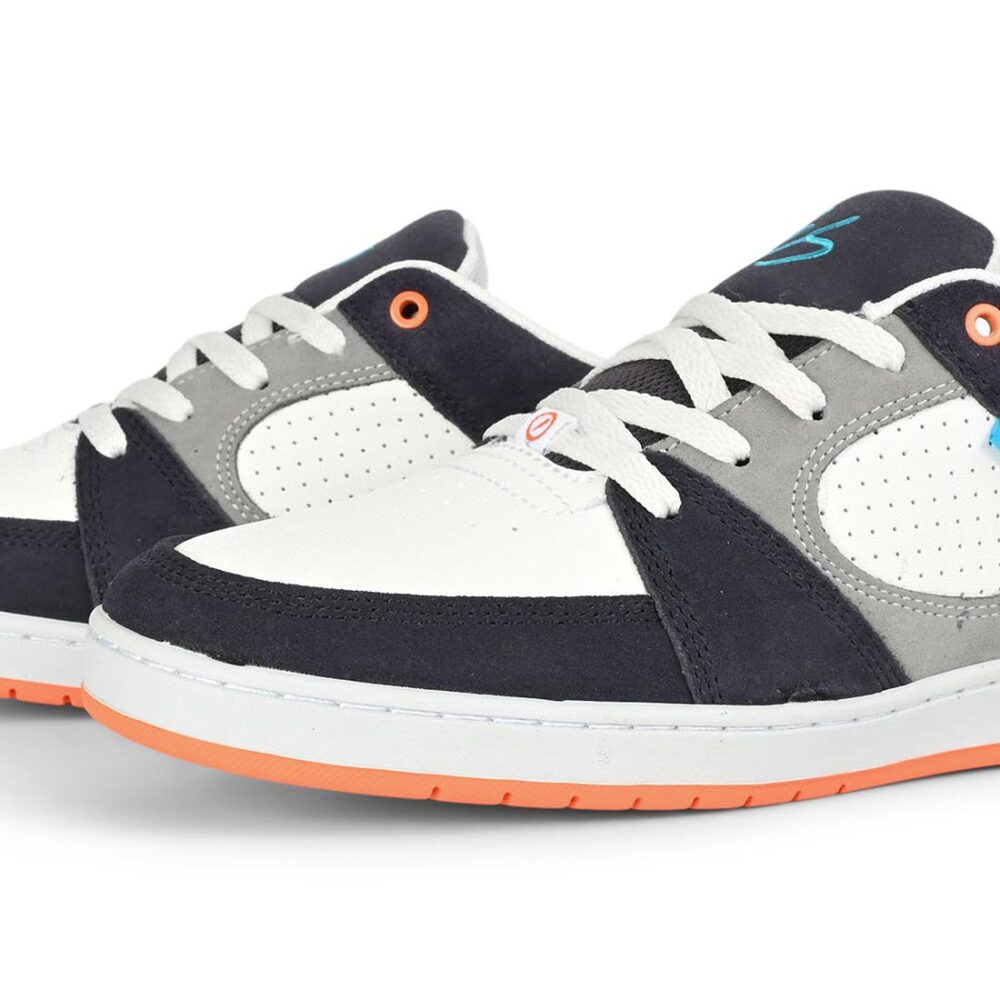 eS Accel Slim Skate Shoes - Navy/Grey/Orange