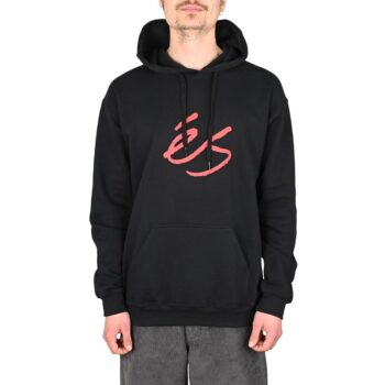 eS Script Pullover Hoodie - Black